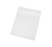 Sachets transparents plats à fermeture autocollante - 11 x 11,3 cm - 200 pcs