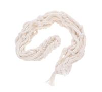 Sacoche à Gourde en Coton Crocheté, Porte-Bouteille Fait Main Blanc | Bandoulière Réglable, Style Bohème Ajouré, pour Gobelets et Tumblers Lors de Pique-niques ou Vélo