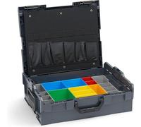 Sacoche à outils, boîte à outils pratique, compartiment central pour les petits objets, boîte à accessoires idéale, pour toute mallette à outils professionnelle.