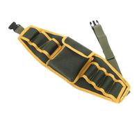 Sacoche à Outils en Toile Épaisse, Bandoulière ou Ceinture, Multifonction | Rangement Multi-poches, Compartiments à Grille, Protection Renforcée, pour Entretien Électrique et Usage Quotidien