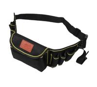 Sacoche à Outils pour Charpentier Noire, Grosse Capacité, Oxford, | Pochette de Ceinture, Résistante à L’usure, Confortable, pour Rénovation