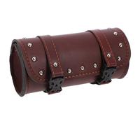 Sacoche à Outils pour Moto Marron en Cuir PU, Rangement Compact | Protège les Petits Outils, Style Vintage, pour Vélo Électrique, Déplacements Quotidiens, Tournées et Entretien Mobile