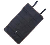 Sacoche à Outils Roulante Compacte pour Moto, Noire en Tissu | Imperméable, Design Enroulable, pour Lampe Torche et ormat Portable pour Camping
