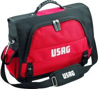 Sacoche à outils USAG 007 RV, bandoulière amovible, pochette pour ordinateur portable, 46 x 35 x 16 cm