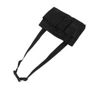 Sacoche de Ceinture à Outils de Nettoyage Multifonction Noire | Oxford Épais Imperméable, Poches Séparées et Sangles Réglables, pour Entretien D’entrepôt et Ménage