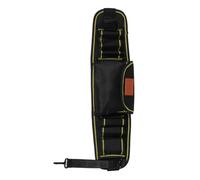 Sacoche de Ceinture à Outils Noire en Oxford, Grosse Capacité | Pochette Multi-poches Résistante et Réglable, pour Charpentier, Rénovation, Rangement Pratique au Quotidien