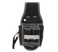 Sacoche Outils Multifonction à Taille, Portable, Polyester Noir | Rangement Léger, Modèle Standard, pour Hommes et Femmes, Usage Bricolage, Électricien, Plaquiste