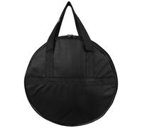 Sacoche Outils Ronde Portable Noir en Oxford, Rangement Protecteur | Grosse Capacité, Poignée Intégrée, pour Câbles de Recharge Auto et Accessoires, Usage Varié