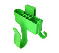 Sacoche porte-outils de taille portable et réglable avec ceinture en plastique et crochet pour électriciens