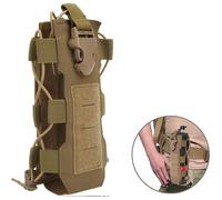 Sacoche pour gourde, ajustable, pour vélo, randonnée, camping, sac à dos, kaki