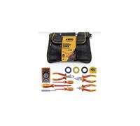 Sacoche professionnelle électricien 12 Outils Poignée acier renforcée Nylon haute Qualité Sac bandoulière VITO