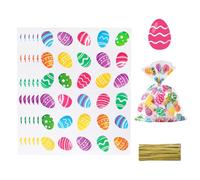 Sacs à bonbons de Pâques - 30 pièces | Grands sacs à œufs de 40 x 30 cm - Sachets Paques | Bolsas De Pascua | Sachetti Pâques | Jouet pour biscuits au chocolat pour fêtes