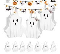 Sacs À Bonbons Fantôme 10 Sachets En Papier Halloween Pour Bonbons