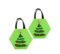 Sacs à Cadeaux de Noël 2 Pièces De Sacs À Cadeaux Pour Les Fêtes | Pochette de Saisonnières pour Noël Bureau Bonbons Chocolat Collation Vacances École Maison