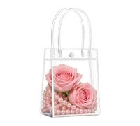 Sacs À Cadeaux Pour - Emballage Portable Transparent Réutilisable, Sacs De Friandises De Fête En PVC Étanches, Fourre-tout Cadeau Souvenir Transparent, Pochette De Vente Au Détail Étanche |