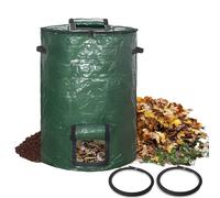 Sacs à compost de grande capacité (300 L) pour bac à compost de jardin (vert, 1 pièce)