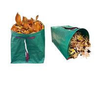 Sacs à Déchets de Jardin Conteneur Poubelle Étanche Et Robuste | Lot de 2 Sacs à Pelouse Type Pelle 270L Tontes Branches Débris Camping Parc Aménagement Paysager Et Jardiniers