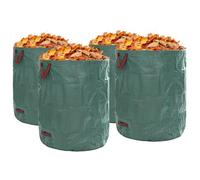Sacs À Déchets De Jardin Vidaxl Avec Poignées 4 Pcs Pliables Ronds Verts 500 L