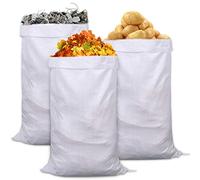 Sacs à Déchets Gravats,Sac Jardinage Dechets,Big Bag,Sac Gravat 15 Pièces | Sac jardin Blanc 102x60cm,Sac a Gravats Chantier pour Gravier,Sable,Feuilles,Cailloux,Récoltes