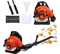 Sacs à dos pour souffleurs de feuilles, moteur à essence 2 temps, refroidissement par air, souffleur de feuilles porté sur le dos, débit d'air de 665 CFM, souffleuse multifonctionnelle pour feuilles,