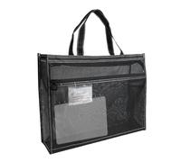 Sacs à dossier à fermeture éclair en | 17 x 13 x 4,4 cm Sac de rangement transparent pour poster avec poignée et fermeture éclair, support d'art A3 pour affiche, livre de coloriage, carnet de