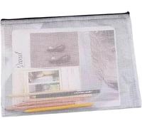 Sacs à filet avec fermeture à glissière, Pochette À Documents En Maille A3/A4/A5/A6, 5 Pièces, Fermeture Éclair for Ranger Les Fournitures De Bureau