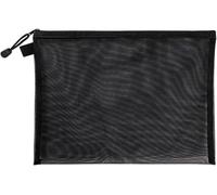 Sacs à filet avec fermeture à glissière, Pochette En Maille Nylon À Fermeture Éclair, 3 Pièces, Sacs Cosmétiques, Voyage for Fournitures De Bureau
