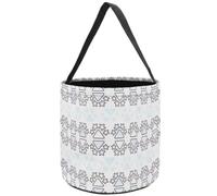 Sacs À Friandises Géométrique Bleu Et Blanc Sacs De Bonbons | Sac Fourre-Tout Réutilisable Paniers À Bonbons Pour Décoration Fête Emballage Panier Bonbon