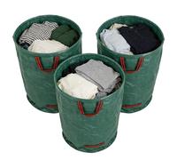 Sacs à gazon Collecteur de déchets | Sac de jardin avec poignées de transport renforcées pour extérieur jardin camping aménagement paysager travaux nettoyage