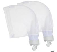 Sacs à Limon adaptables pour Polaris 280 480 Robot Nettoyeur Piscine. Lot de 2 Sacs filtres Nylon renforcés à Fermeture éclair Zip