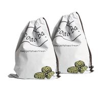 Sacs À Oignons Pour Conservation Contenant Réutilisable À Légumes | Sacs à oignons Pour courses ferme et prépa repas cuisine maison intérieur placard comptoir Façon pomme de terre