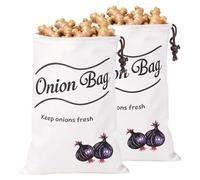 Sacs À Oignons Pour Conservation Contenant Réutilisable À Légumes | Sacs À Pommes De Terre Pour la maison, intérieur, la cuisine, le garde-manger, le comptoir, ferme et Ail et oignon