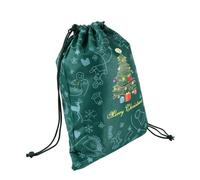 Sacs À Surprises De Noël Pochette En Non-Tissé À Cordon | Sacs D'Emballage Pour Cadeaux De Noël Pour Le Stockage Pendant La Célébration De Fête D'Hiver Des Bonbons Biscuits Et Petits