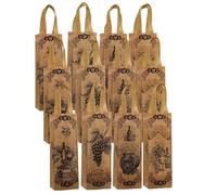 Sacs à vin | Sac de fête non tissé avec poignée - Sac fourre-tout pliable pour bouteille de champagne - pour homme - Pour Noël, mariage, anniversaire, fête de Pâques, festival de fiançailles