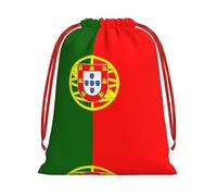 Sacs cadeaux avec cordon de serrage Motif drapeau du Portugal Coupe du monde de football
