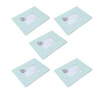 Sacs cadeaux en papier de dessin animé, paquet de 5 |Le fond renforcé peut contenir des petits cadeaux et des bonbons |Transporteurs de courses robustes pour (Chaton B&B)