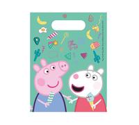 Sacs cadeaux - PROCOS - Peppa Pig - Multicolore - 6 pièces - 17 x 23 cm