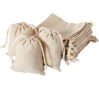Sacs cadeaux réutilisables 12 x 15 cm en tissu