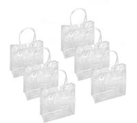 Sacs cadeaux transparents en PVC avec poignées - Sacs cadeaux en plastique - Pour les fêtes d'anniversaire