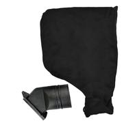 Sacs Collecteurs de Poussière Sac À Poussière pour Machine À Découper | Accessoires Fixation Réglable Collecteur Noir Pour Machine De Découpe Ponçage Travail Du Bois