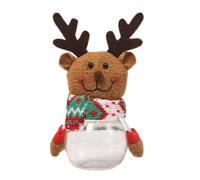 Sacs de bonbons de Noël Récipient de rangement réutilisable avec | Sac à biscuits pour noix, biscuits, petits jouets, réunion de famille, table