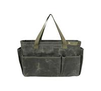 Sacs de Camping - Sac à Outils | Organiseur de Sac à Outils | Sac fourre-Tout de Camping en Toile cirée imperméable | Sac de Transport Multifonctionnel pour Bois de Chauffage, Sac de Rangement