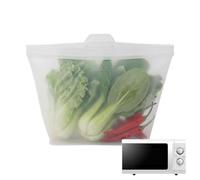 Sacs de congélation en silicone étanches réutilisables 500 ml | Sac à salade à fermeture éclair pour pain, sandwich, légumes, goûter, maison, cuisine, voyage, camping, pique-nique