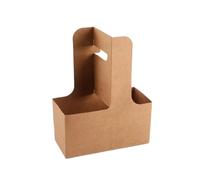 Sacs De Fleurs Portables En Papier Kraft 10pcs Hand Flower Box Kraft Paper Cup Holder Flower Arrangement Gift Box