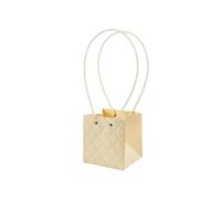 Sacs De Fleurs Portables En Papier Kraft 5Pcs Paper Flower Gift Bag With Handle Rectangle Tote Bag