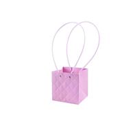 Sacs De Fleurs Portables En Papier Kraft 5Pcs Paper Flower Gift Bag With Handle Rectangle Tote Bag