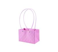 Sacs De Fleurs Portables En Papier Kraft 5Pcs Paper Flower Gift Bag With Handle Rectangle Tote Bag