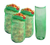Sacs de Jardin Réutilisables,Lot de 4 Sacs Résistants pour Déchets Verts | Conteneur de Jardinage pour Nettoyage des Allées Terrasses Balcons