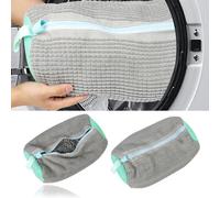 Sacs de lavage pour chaussures 2 pièces Gris