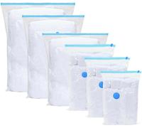 Sacs de rangement 20 pcs Transparent et Bleu 100 x 80 cm